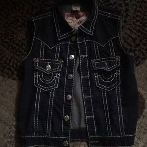 True Religion Jean Vest | Poshmark